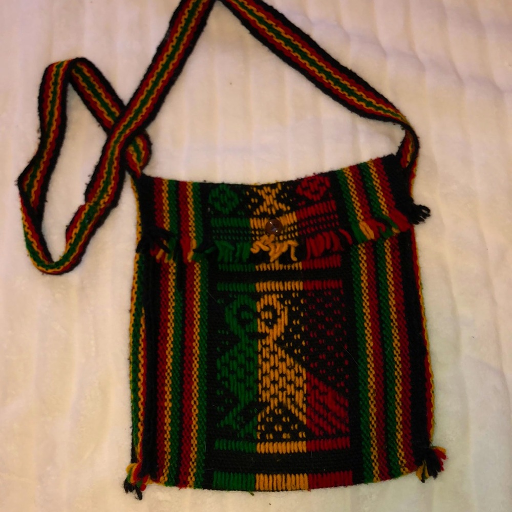 Handmade Rasta coloured bag